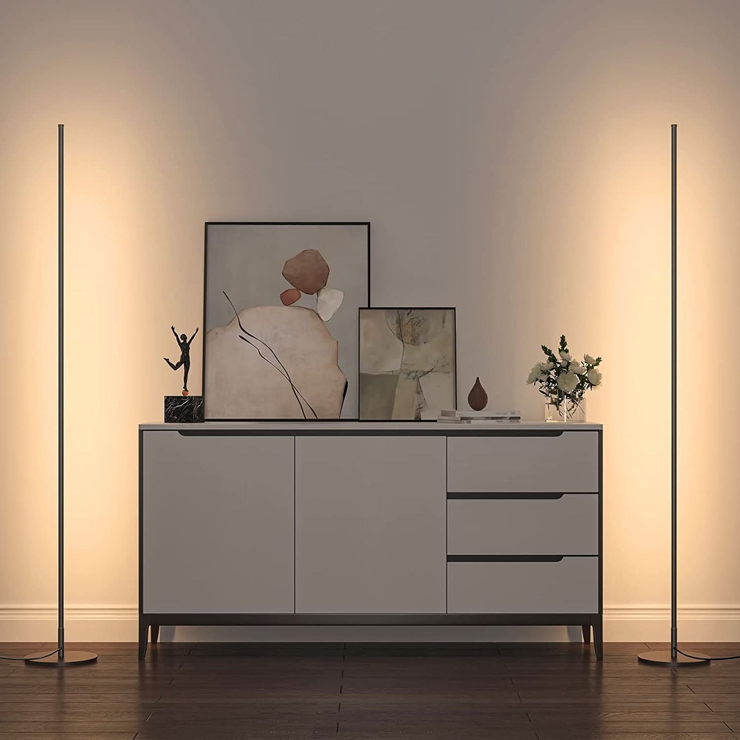 Modern LED Floor Lamp for Living Room, Bedroom & Home Office