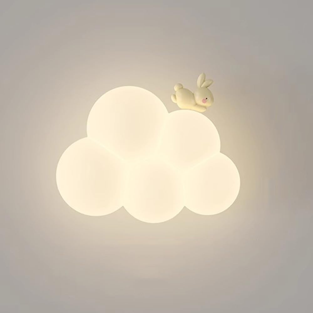 Kids LED Cloud Night Light for Nursery & Bedroom Decor