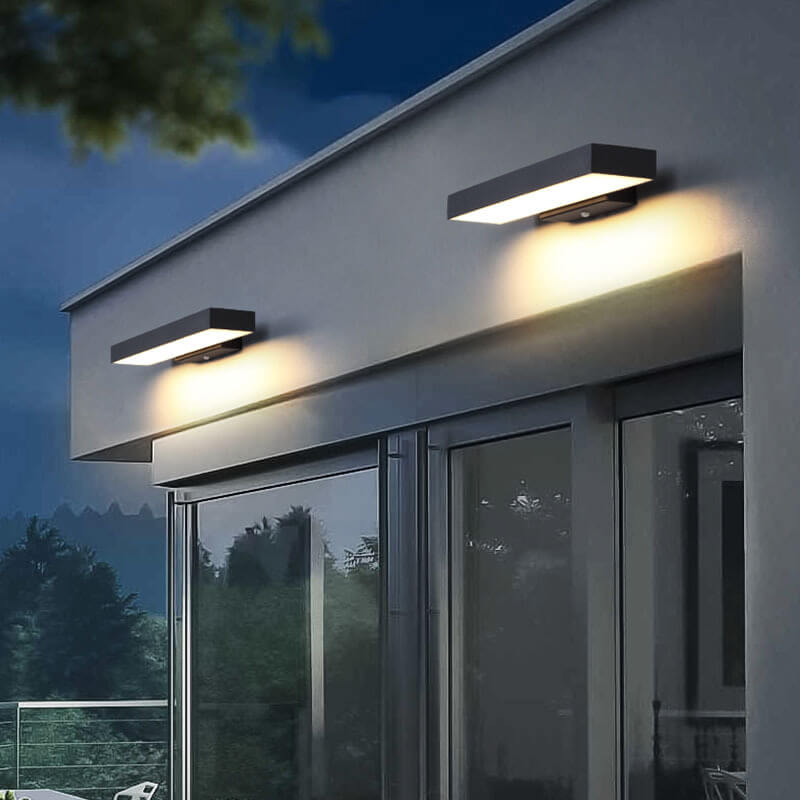 Outdoor LED Wall Light with Motion Sensor - Weather-Resistant Security Lighting