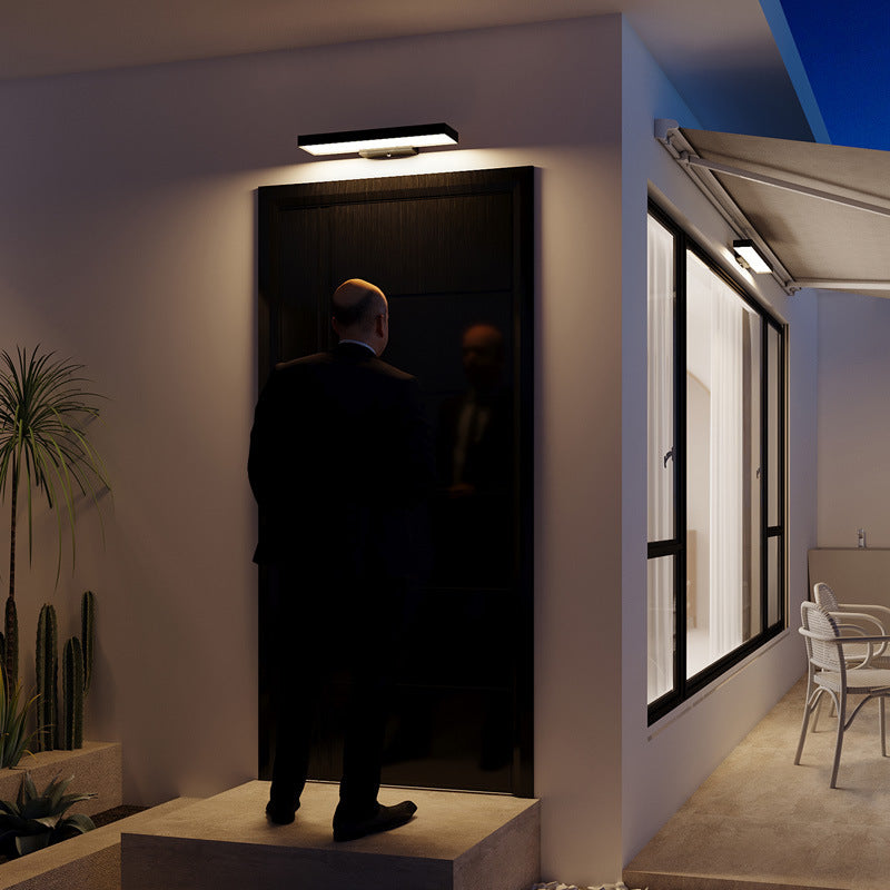 Outdoor LED Wall Light with Motion Sensor - Weather-Resistant Security Lighting