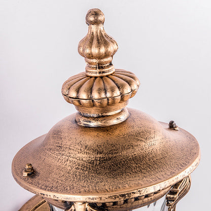 Vintage Outdoor Glass Wall Lantern Light for Garden and Patio