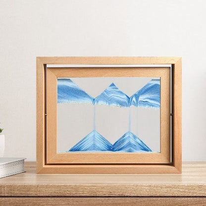 Natural Wood Sand Art Kit - Creative DIY Home Decor for Kids