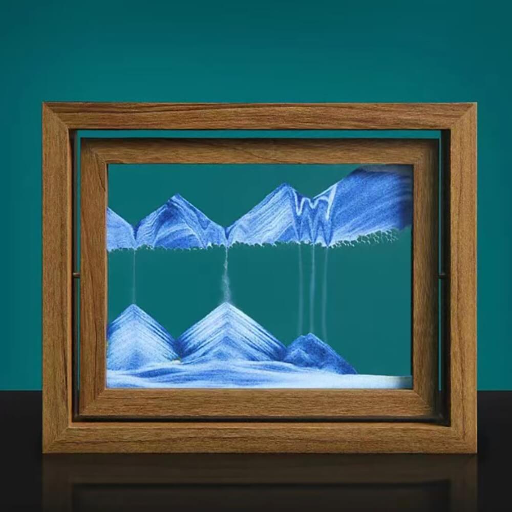 Natural Wood Sand Art Kit - Creative DIY Home Decor for Kids