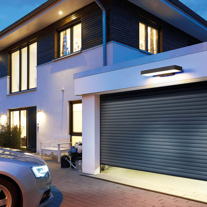 Outdoor LED Wall Light with Motion Sensor - Weather-Resistant Security Lighting