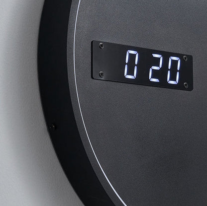 LED Moon and Astronaut Wall Light with Clock - Modern Home Decor