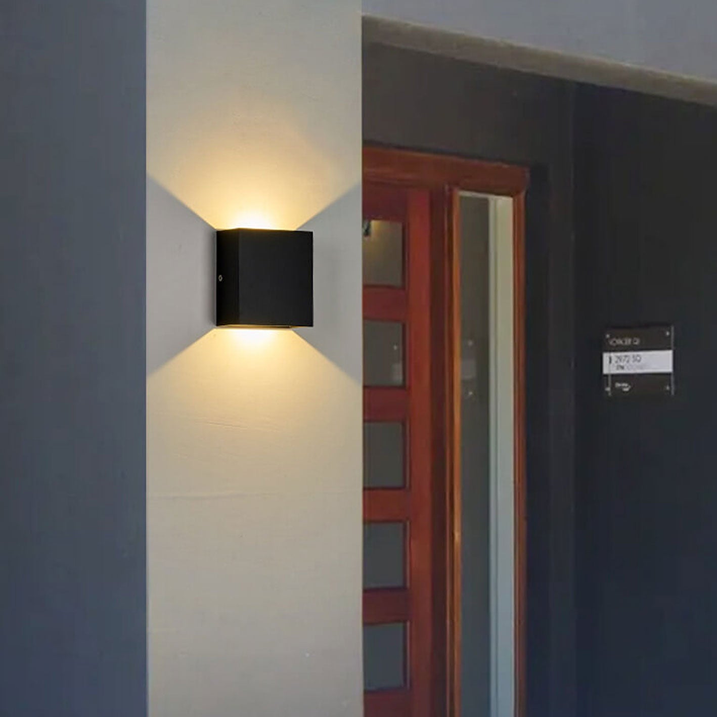Wireless Motion Sensor LED Wall Light for Indoor & Outdoor Security