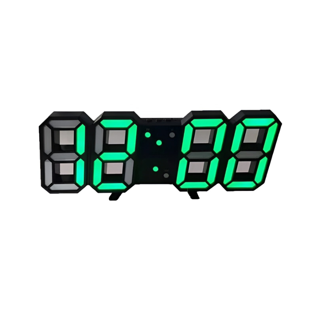 Modern Digital LED Wall Clock with Auto-Dimming - Stylish Time Display