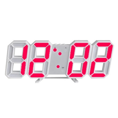 Modern Digital LED Wall Clock with Auto-Dimming - Stylish Time Display