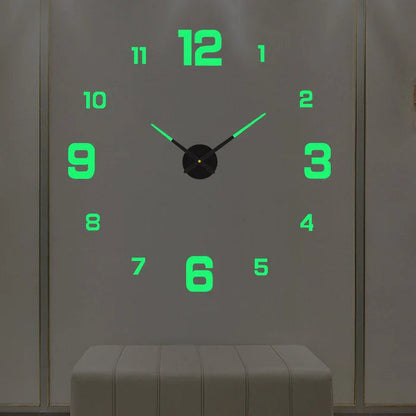 Stylish Silent Wall Clock - Easy to Hang Modern Home Decor