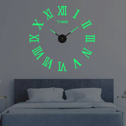 Stylish Silent Wall Clock - Easy to Hang Modern Home Decor