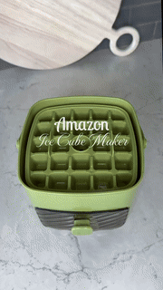 Modern Ice Cube Maker | Double Layer Storage With Handle