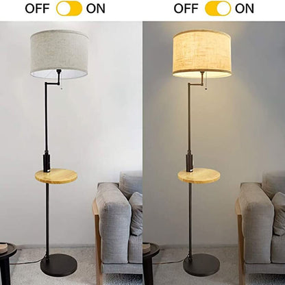 Modern LED Floor Lamp for Living Room, Adjustable Height Lighting