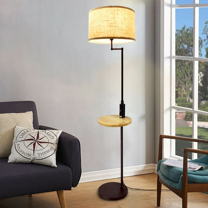 Modern LED Floor Lamp for Living Room, Adjustable Height Lighting