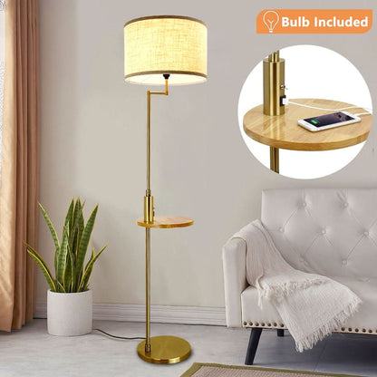 Modern LED Floor Lamp for Living Room, Adjustable Height Lighting