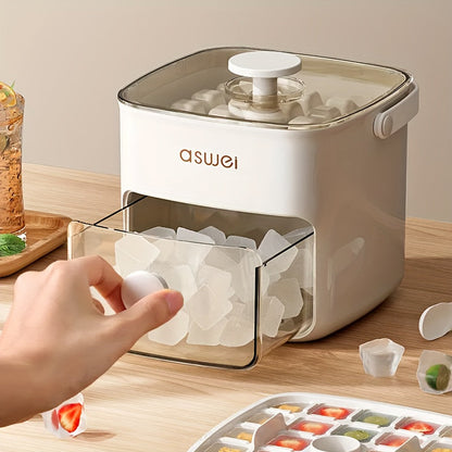 Modern Ice Cube Maker | Dual Form Ice Storage System