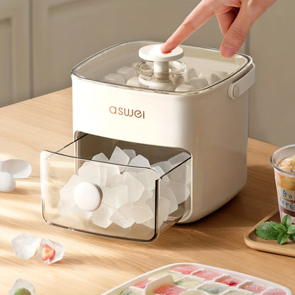 Modern Ice Cube Maker | Dual Form Ice Storage System