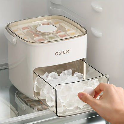 Modern Ice Cube Maker | Dual Form Ice Storage System