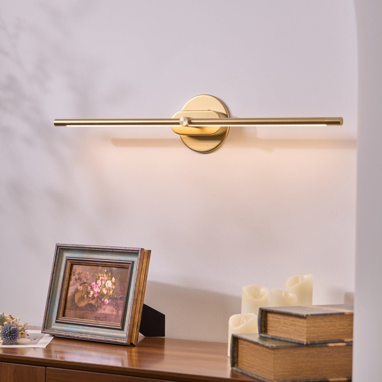 Rechargeable Wireless LED Wall Light - Slim & Adjustable Modern Design