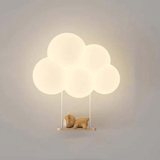 Kids LED Cloud Night Light for Nursery & Bedroom Decor