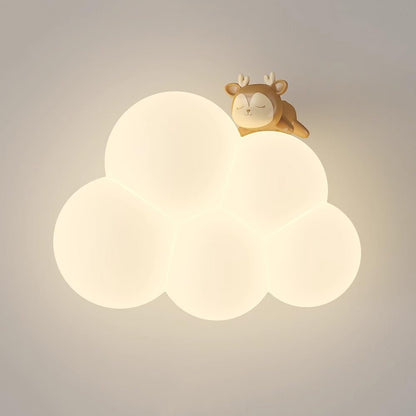 Kids LED Cloud Night Light for Nursery & Bedroom Decor