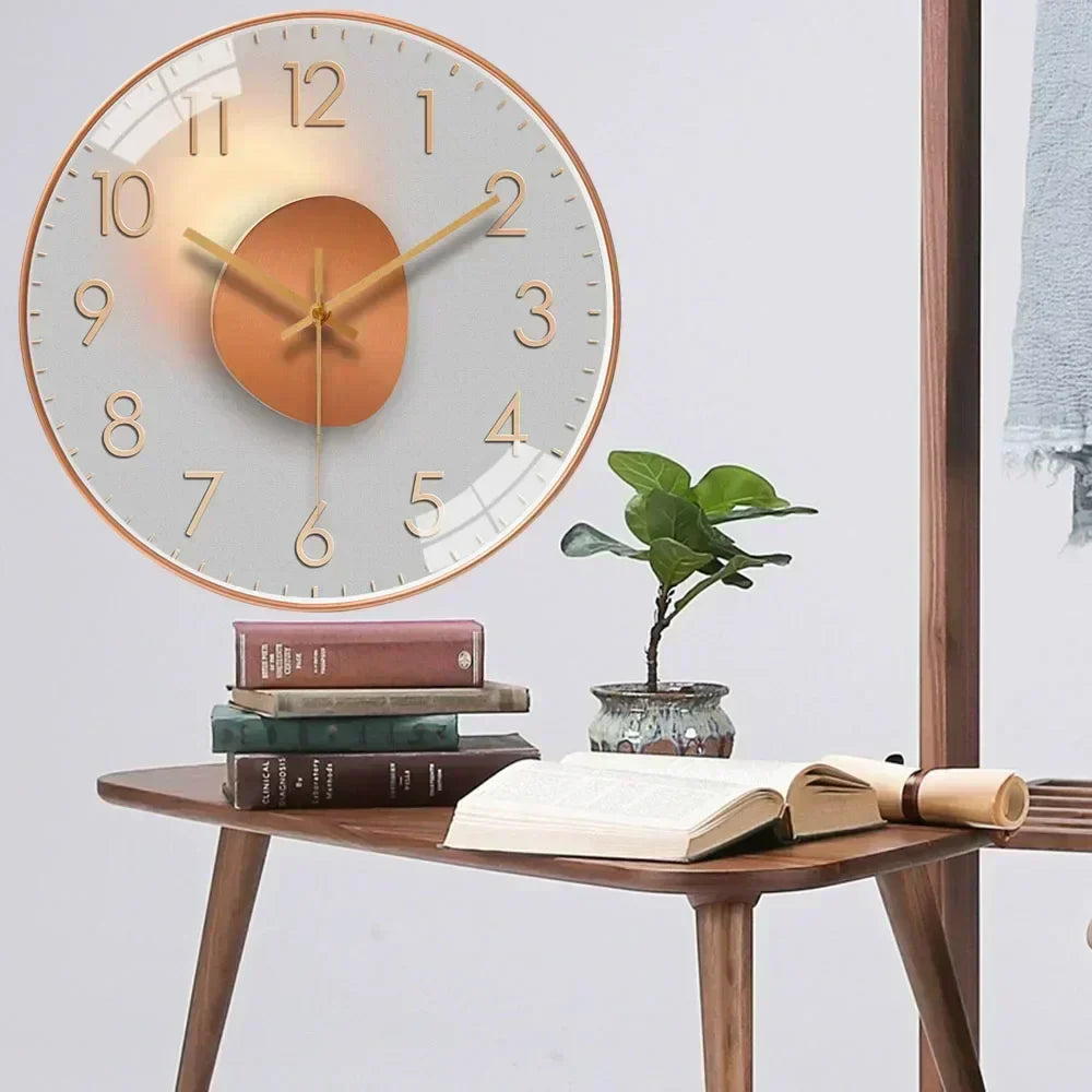 Minimalist Silent Wall Clock - Modern Home Décor for Living Room