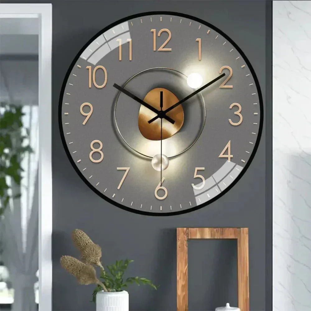 Minimalist Silent Wall Clock - Modern Home Décor for Living Room