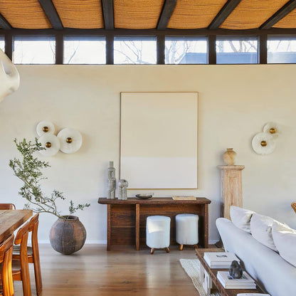 Modern Round LED Wall Light – Flush Mount Fixture for Home Lighting