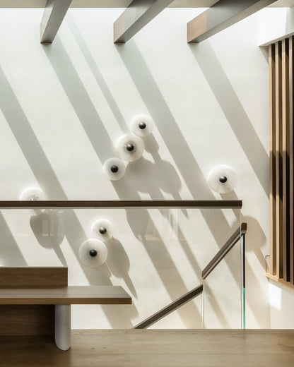 Modern Round LED Wall Light – Flush Mount Fixture for Home Lighting