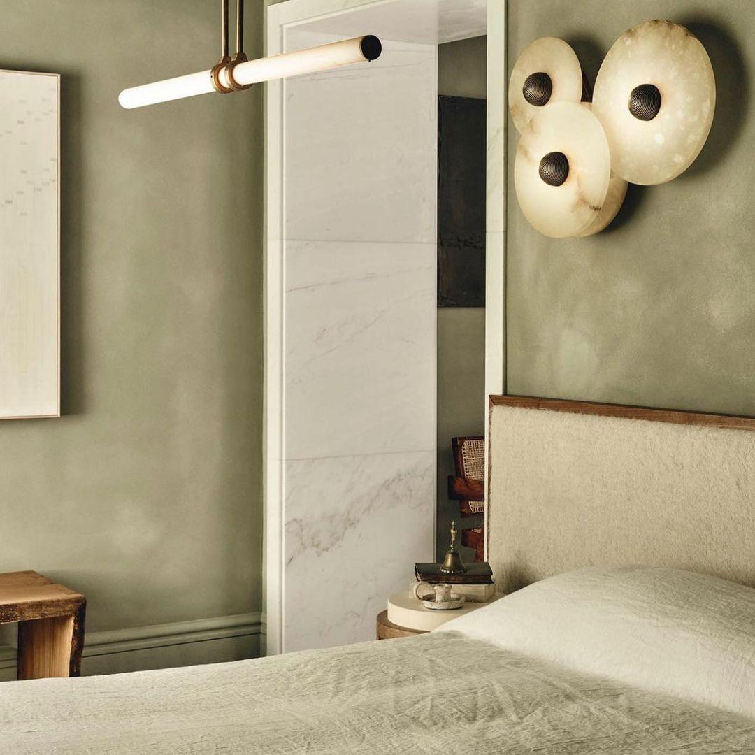 Modern Round LED Wall Light – Flush Mount Fixture for Home Lighting