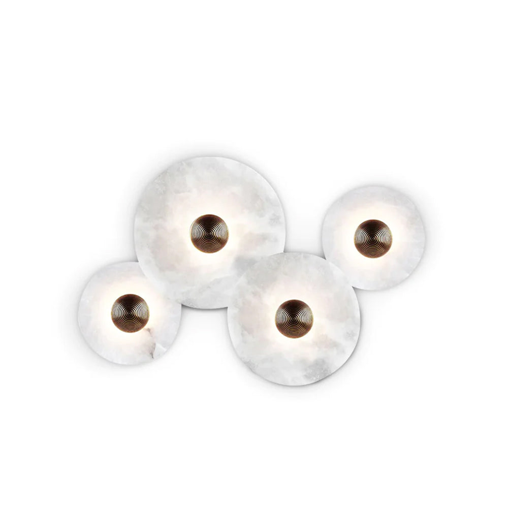 Modern Round LED Wall Light – Flush Mount Fixture for Home Lighting