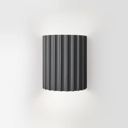 Scandinavian Ribbed Wall Light – Modern Minimalist Lighting Fixture