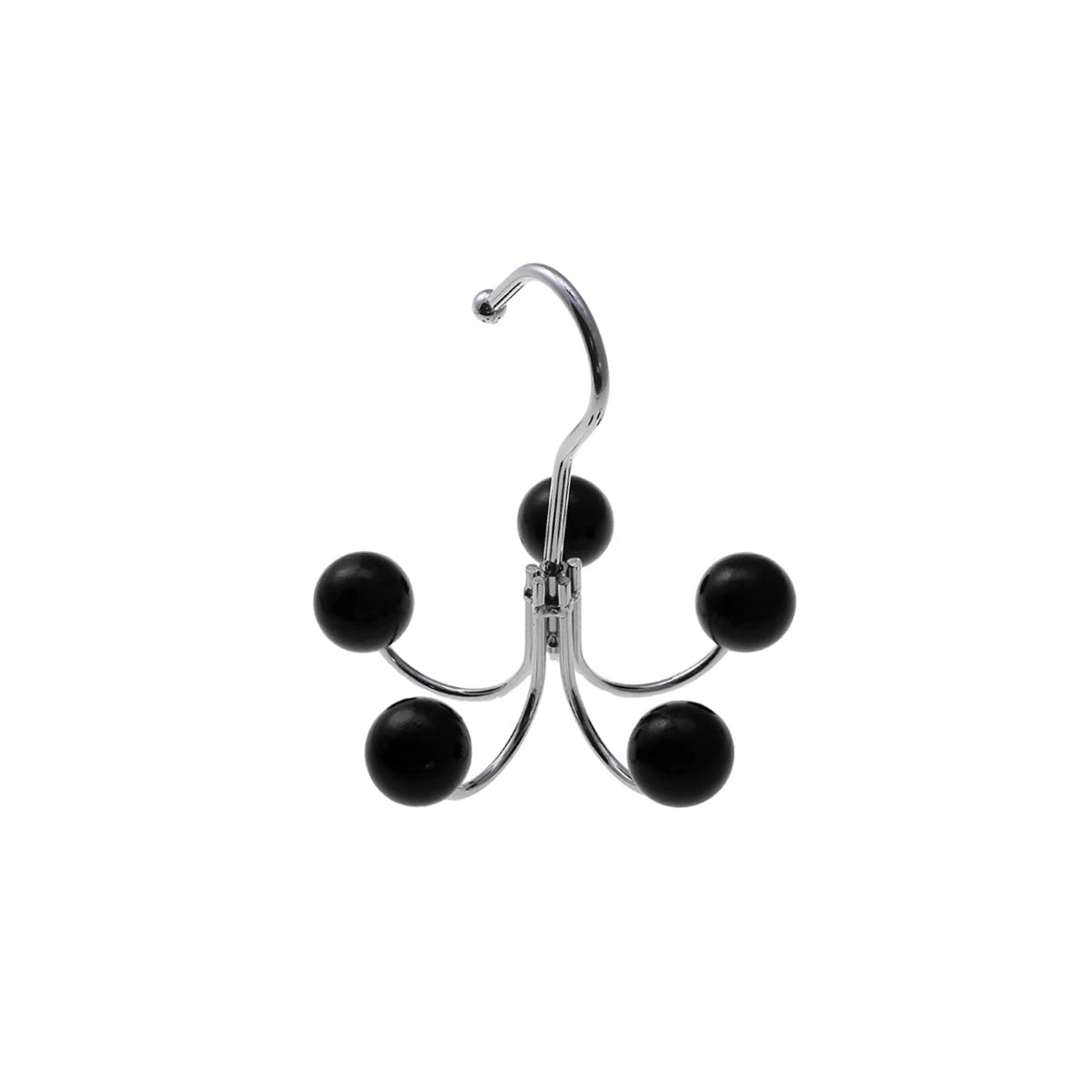 Rotating Wall Hook with Wooden Balls - Decorative Storage Solution