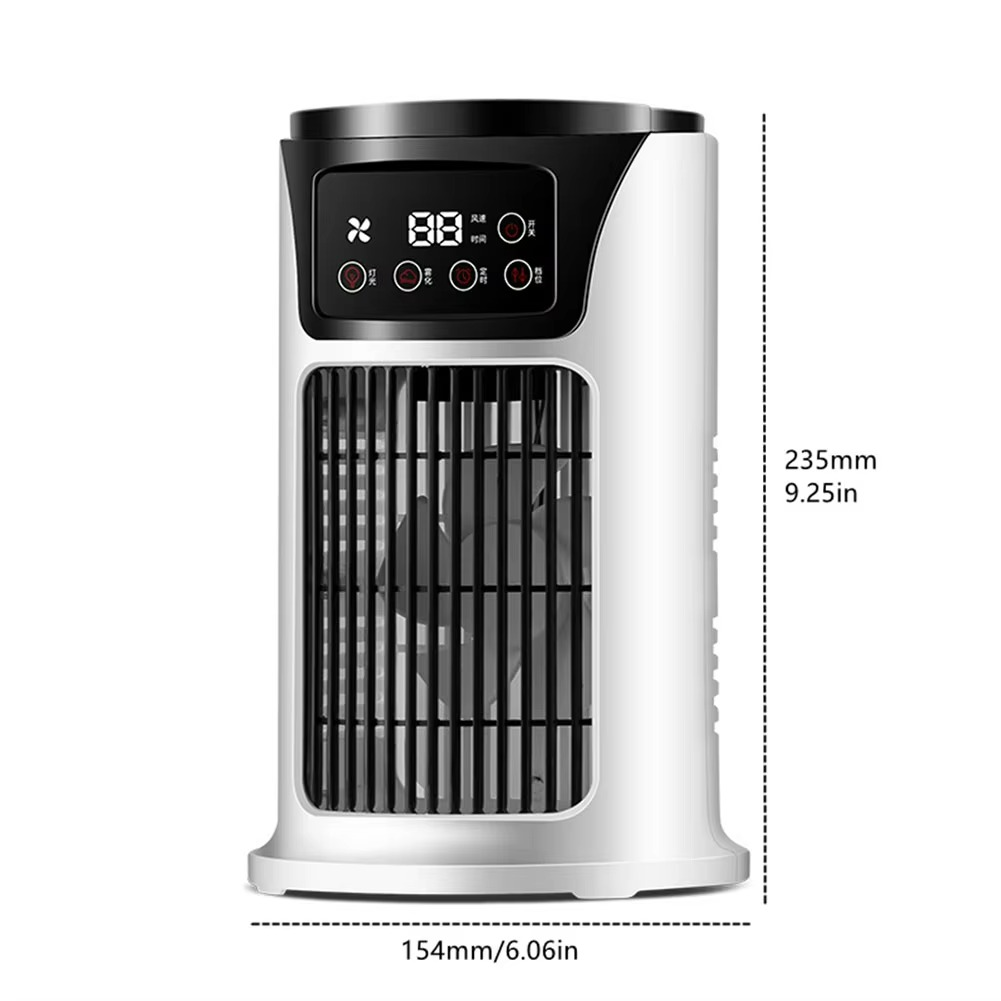 Portable Air Cooler Humidifier | Digital Controls With 9-Speed Fan