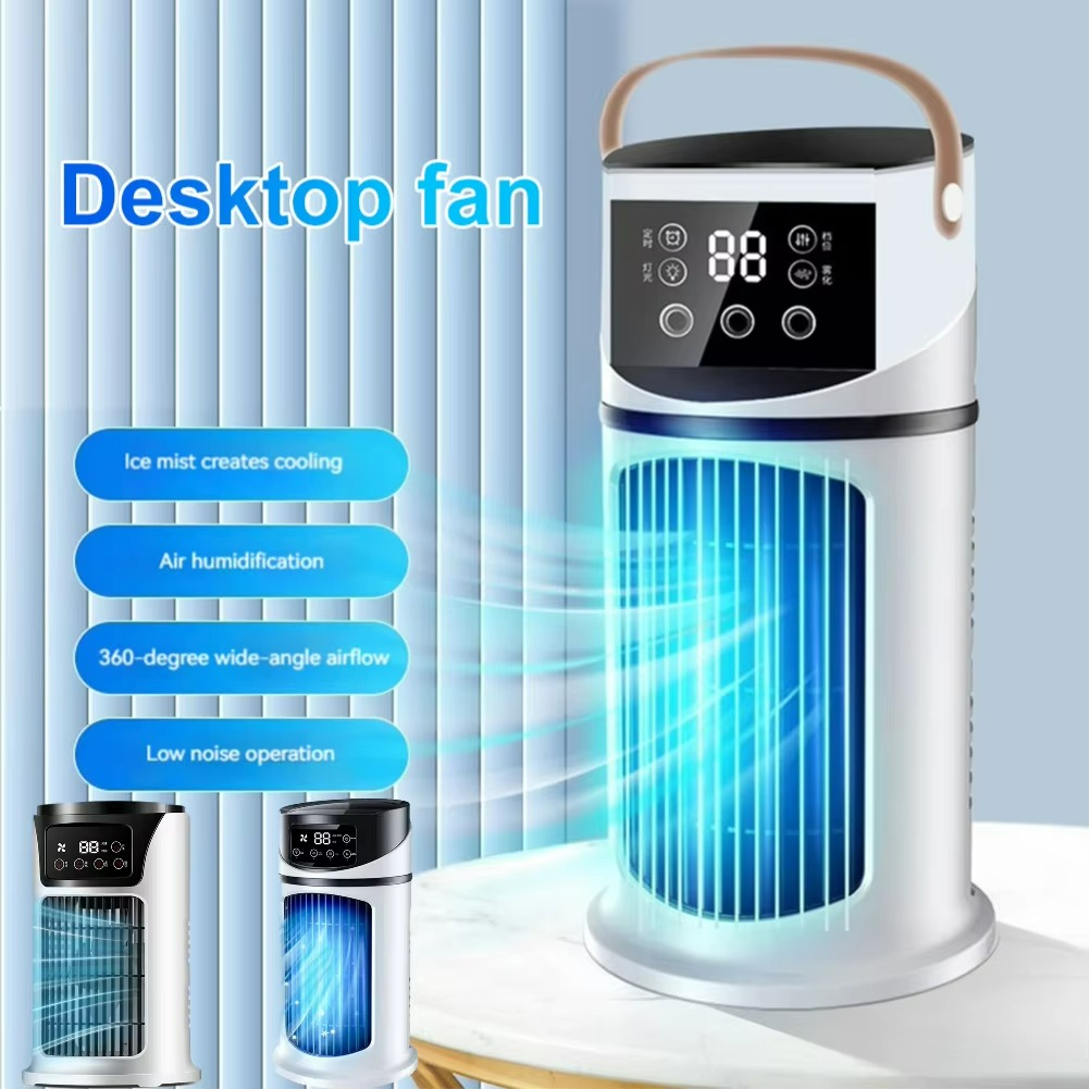 Portable Air Cooler Humidifier | Digital Controls With 9-Speed Fan