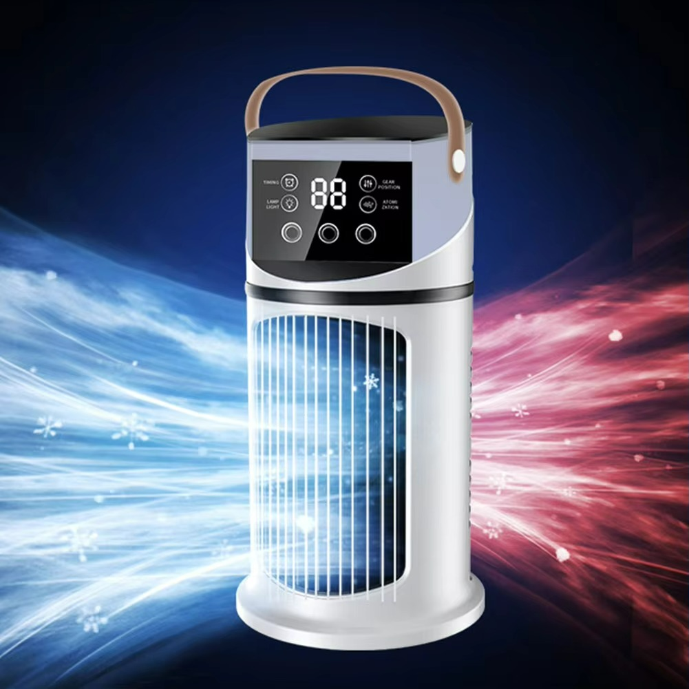 Portable Air Cooler Humidifier | Digital Controls With 9-Speed Fan