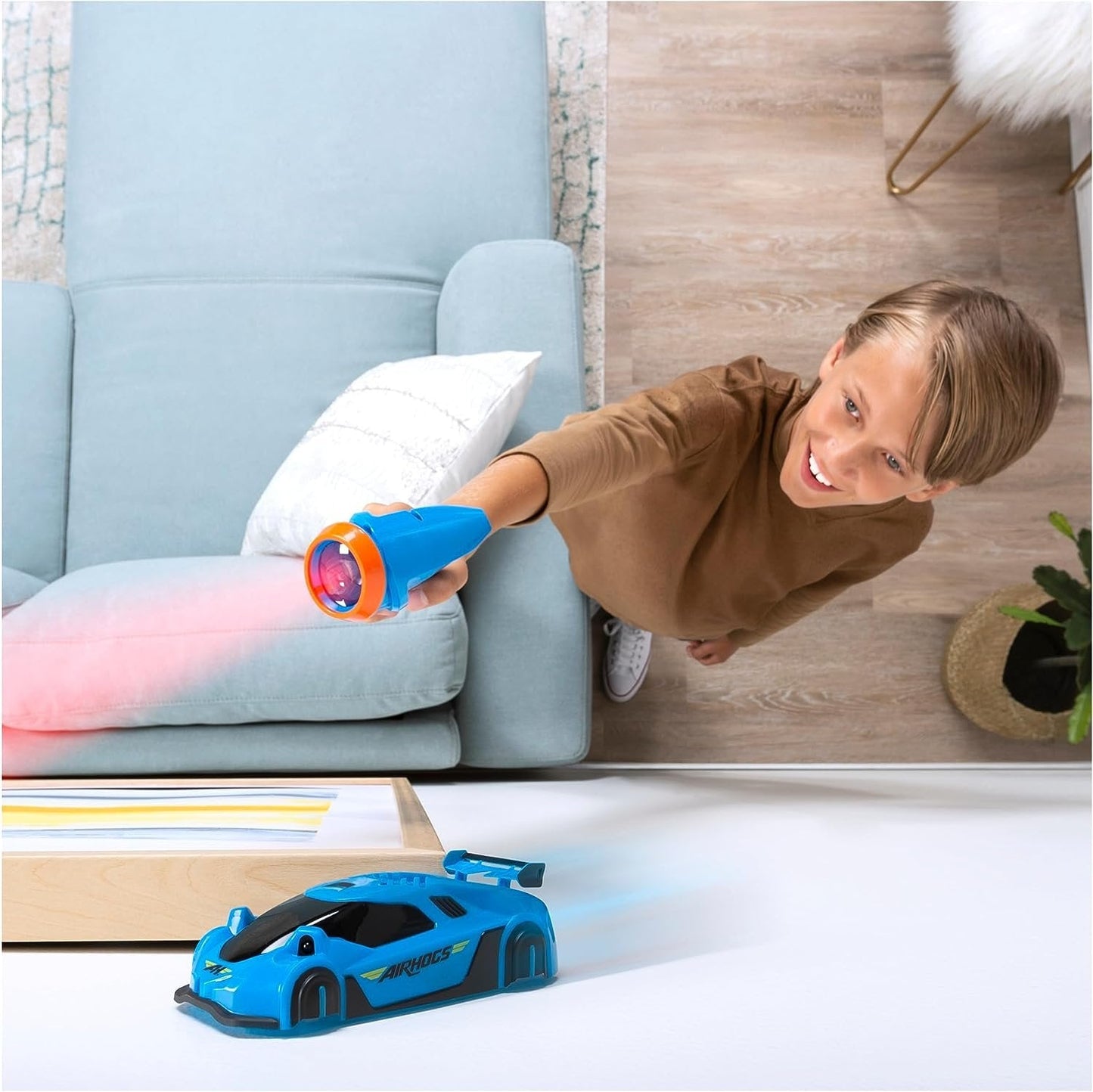 Wall Climbing Remote Control Laser Car Toy for Kids - Fun Indoor Play